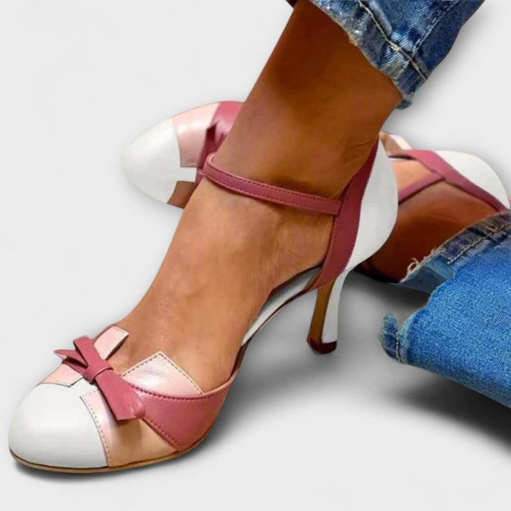 Lisette – Ortopedické sandály s retro podpatkem