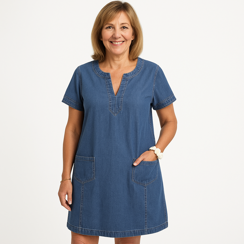 Chloe™ | Denim Pocket Dress