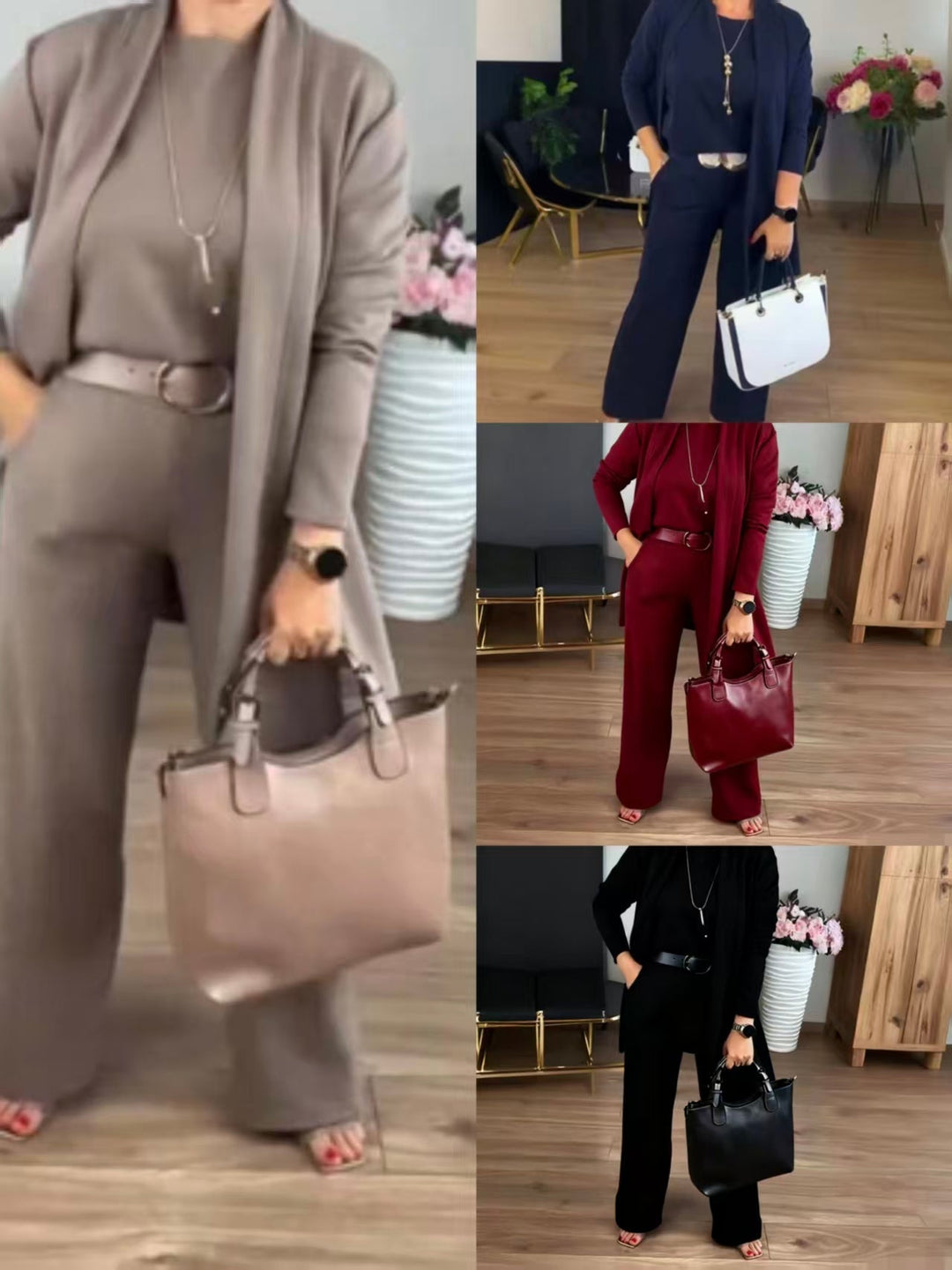 Isabella™ | Třídílná souprava kardiganu