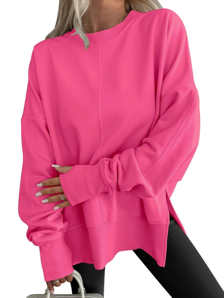 Charlotte™ | Oversized Mikina s kapucí a dlouhým rukávem