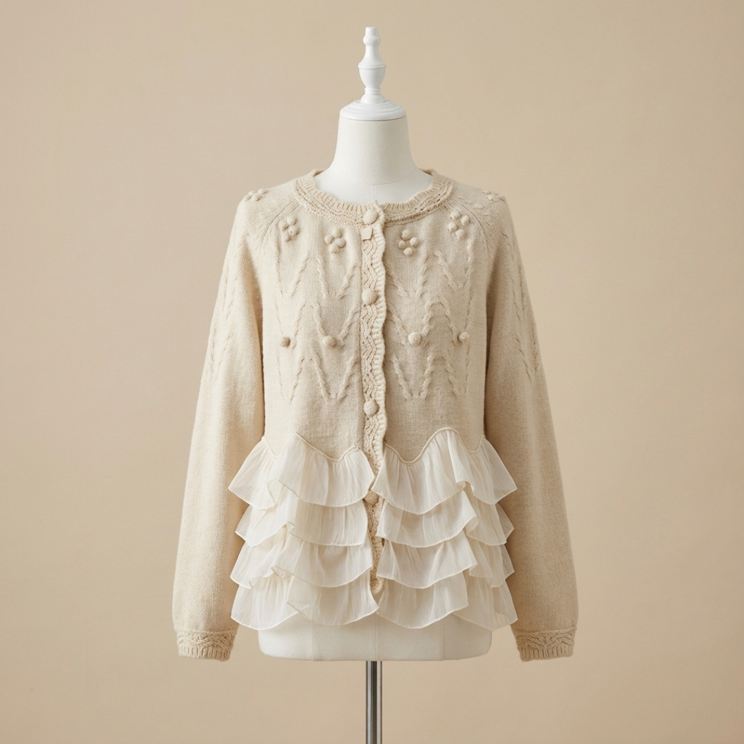 Natalie™ | Ruffle Cardigan