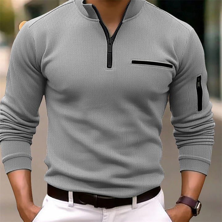 Gusteous | Long-sleeved Zip-up Shirt