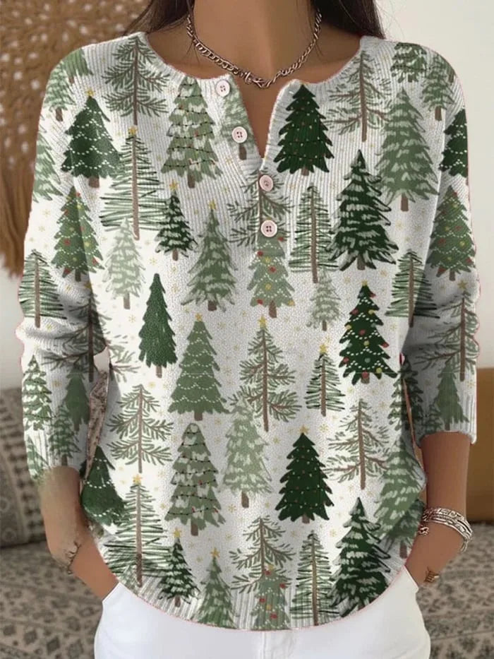 Hannah™ | Pletený svetr s knoflíkovými detaily