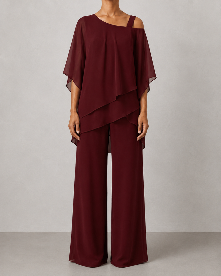 Magdaléna - Chiffonové večerní sety