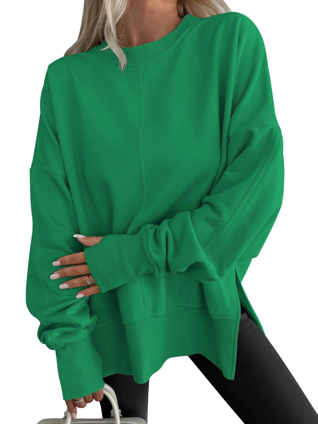 Charlotte™ | Oversized Mikina s kapucí a dlouhým rukávem