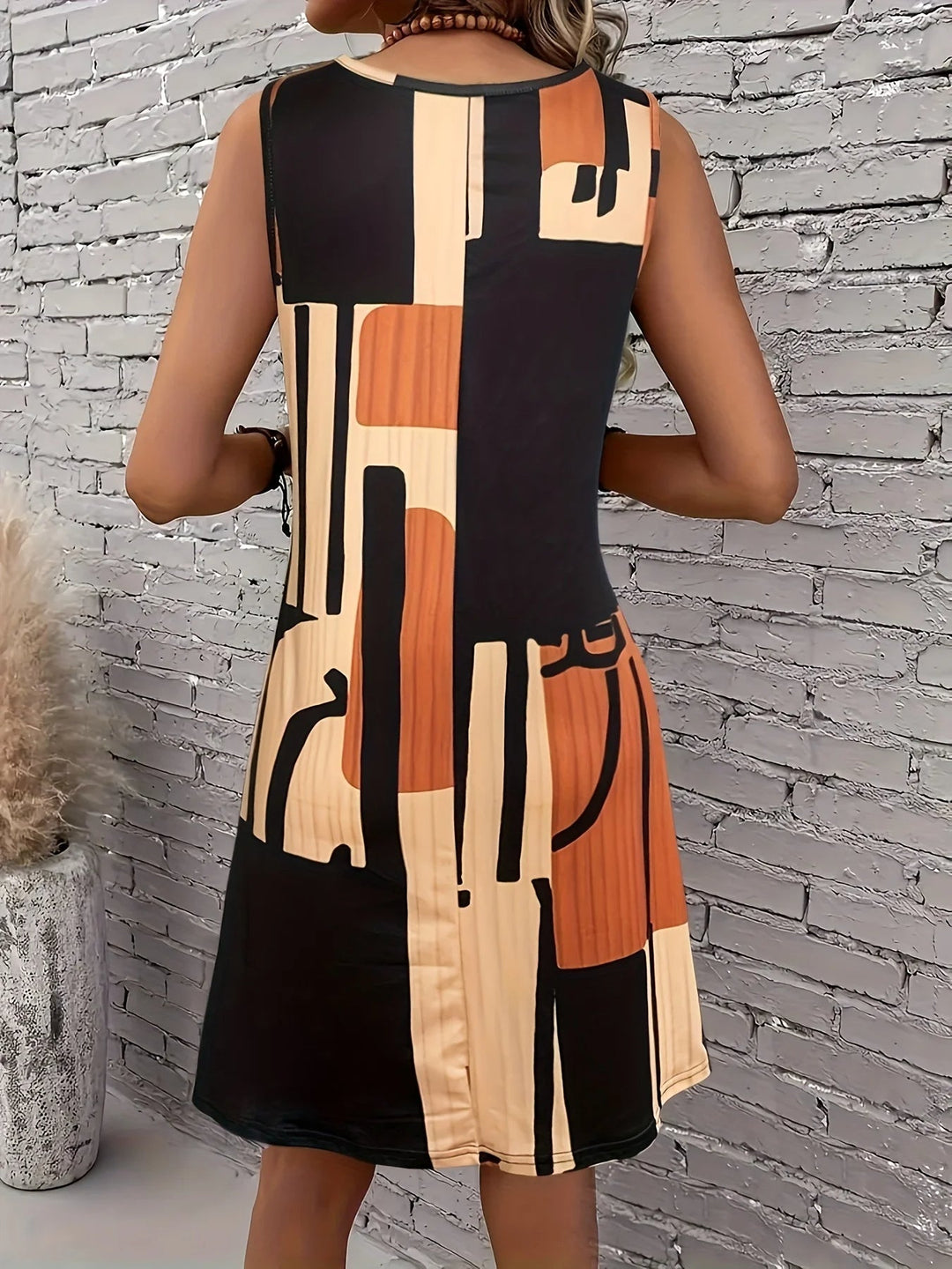 Lila™ | Geometrické ležérní šaty