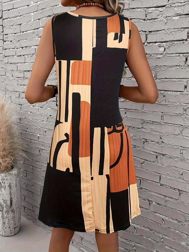 Lila™ | Geometrické ležérní šaty