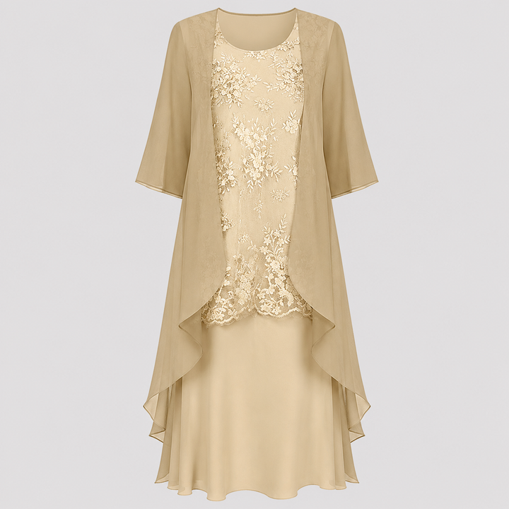 Lumi | Chiffon Dvoudílné Šaty